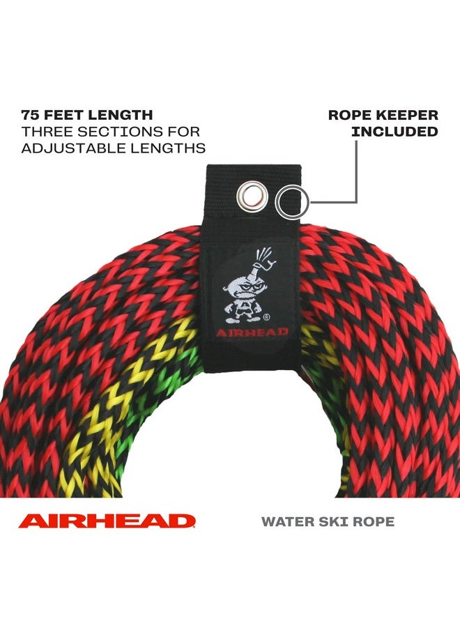 Water Ski Rope With Radius Handle 3 Section For Water Skis Wakeboards And Kneeboards