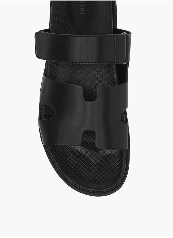 Men's Cutout Detail Slip-On Comfort Sandals