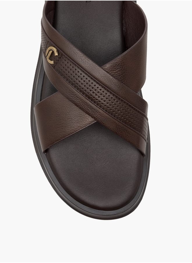 Men's Textured Slip-On Sandals