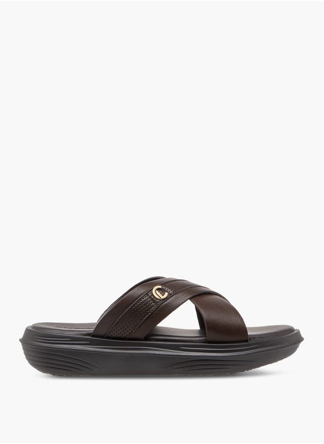 Men's Textured Slip-On Sandals