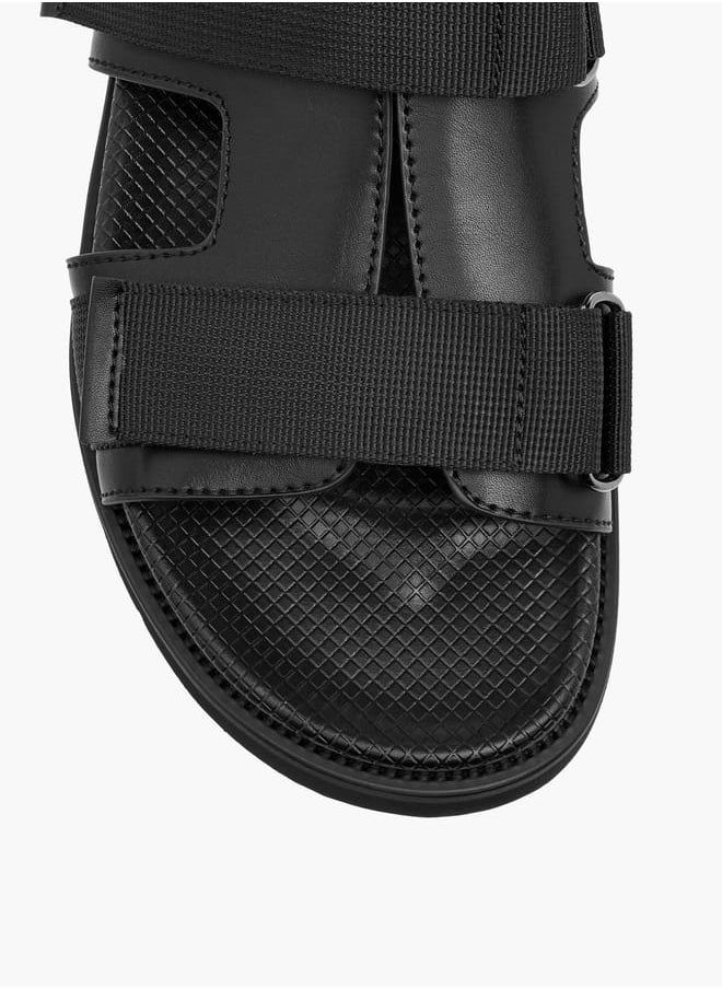 Men's Strap Detail Slip-On Comfort Sandals