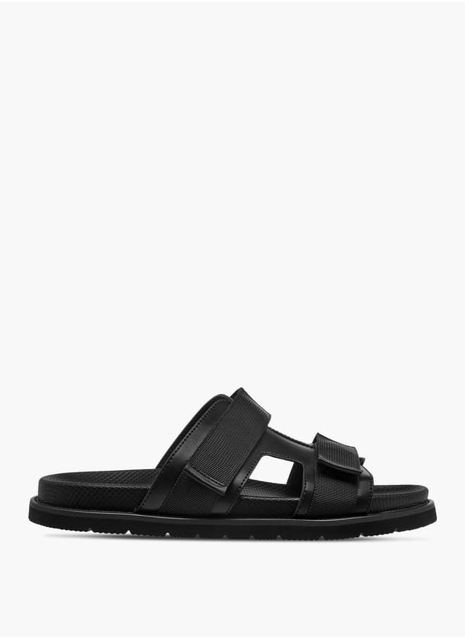 Men's Strap Detail Slip-On Comfort Sandals