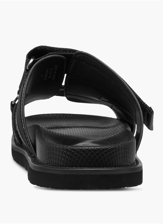 Men's Strap Detail Slip-On Comfort Sandals