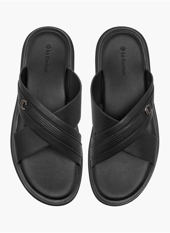 Men's Textured Slip-On Sandals