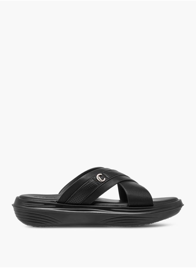 Men's Textured Slip-On Sandals