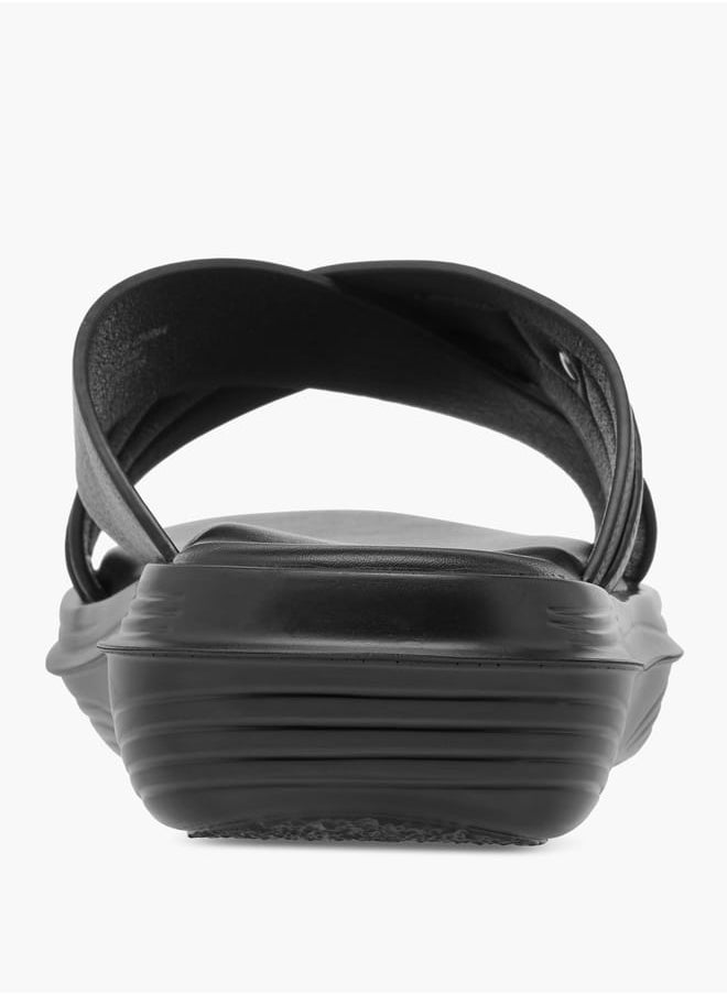 Men's Textured Slip-On Sandals