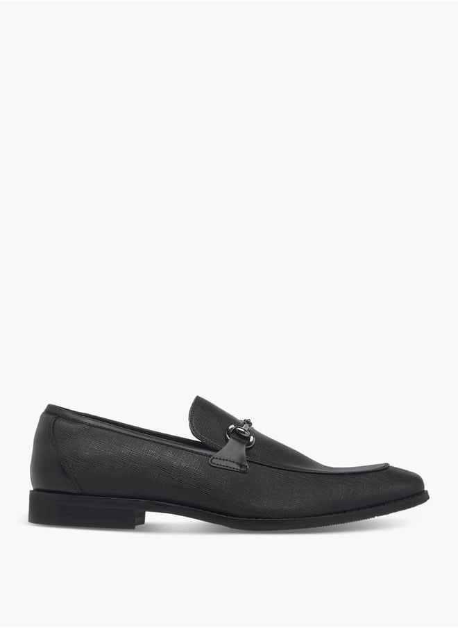 Men's Metal Accent Slip-On Loafers