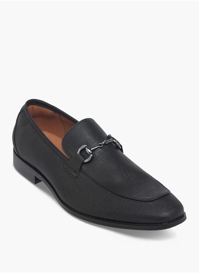 Men's Metal Accent Slip-On Loafers