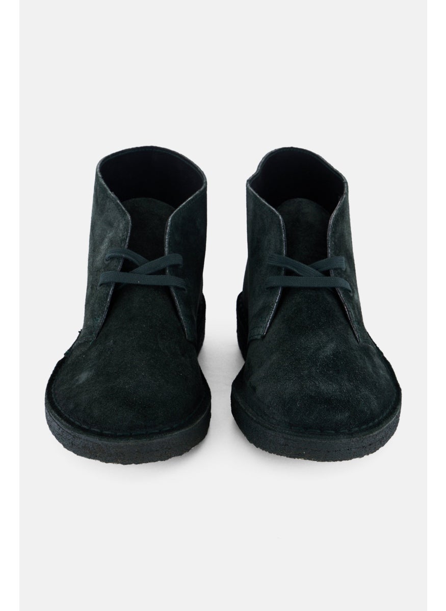 Men Standard Desert Boot Lace Up Casual Shoes, Dark Green