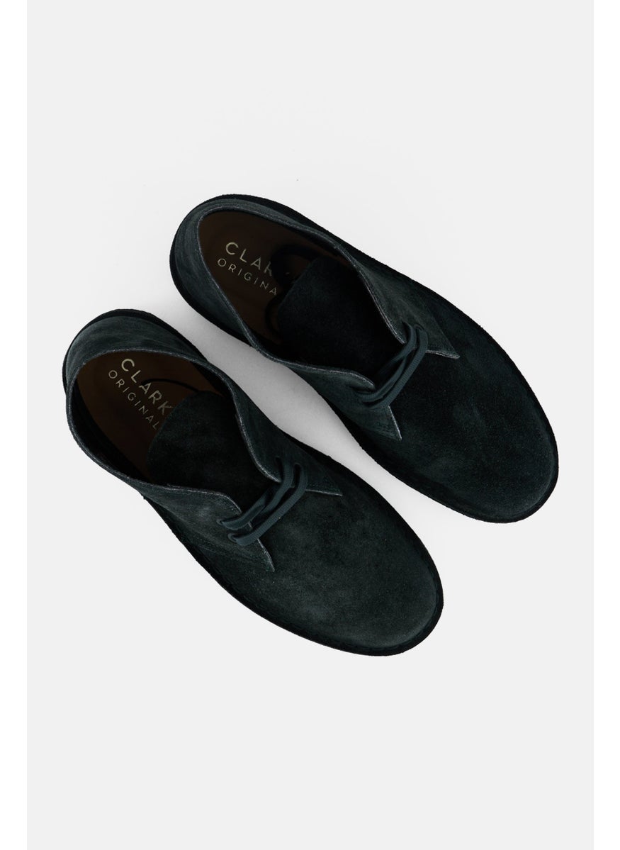 Men Standard Desert Boot Lace Up Casual Shoes, Dark Green