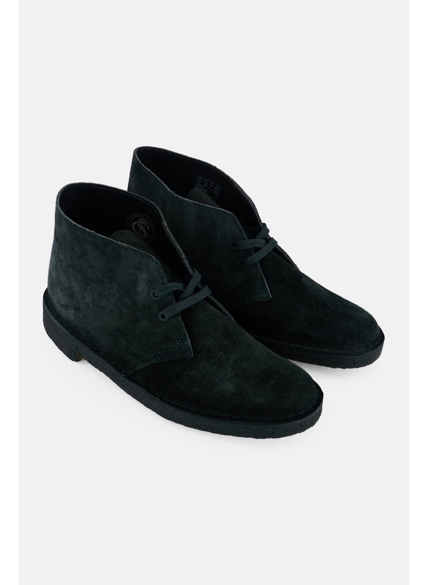 Men Standard Desert Boot Lace Up Casual Shoes, Dark Green