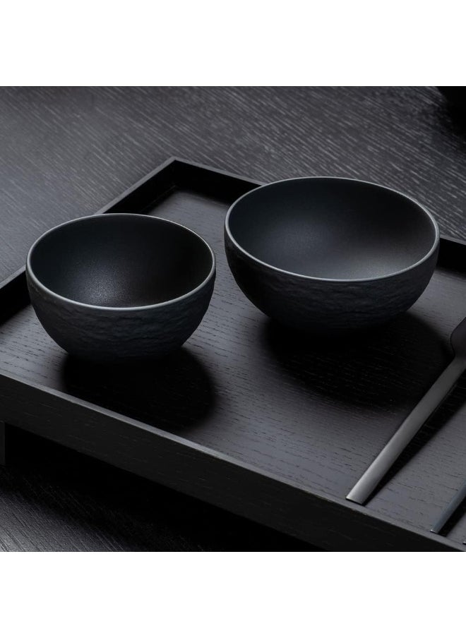Villeroy & Boch - Manufacture Rock Bowl, 650 ml, Premium Porcelain, Dishwasher-safe, microwave-safe, Black