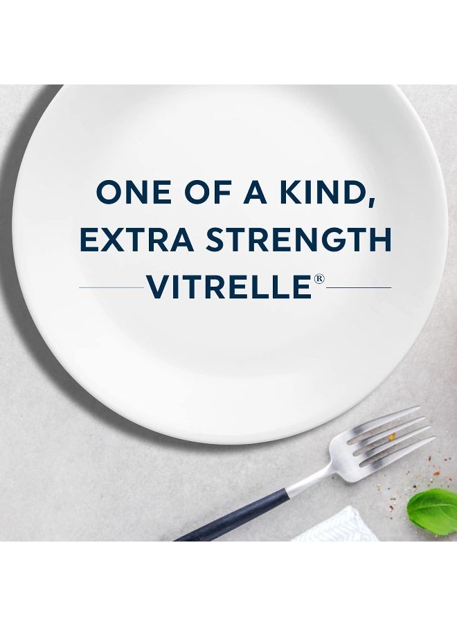 Corelle 1137570 Style Collection Soup and Cereal Bowls, Glass, Portofino