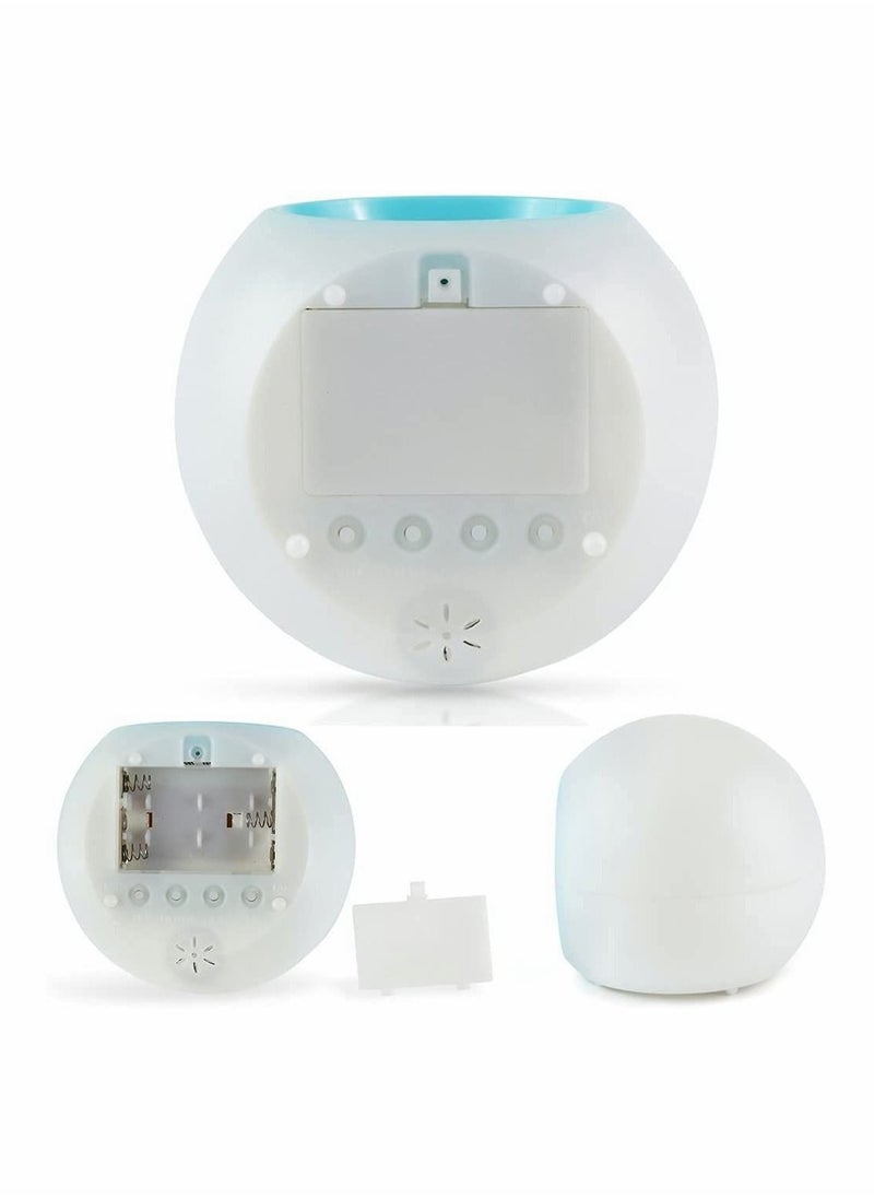 Kids LED Alarm Clock, Color Changing Night Light, Colorful Spherical Night Lamp
