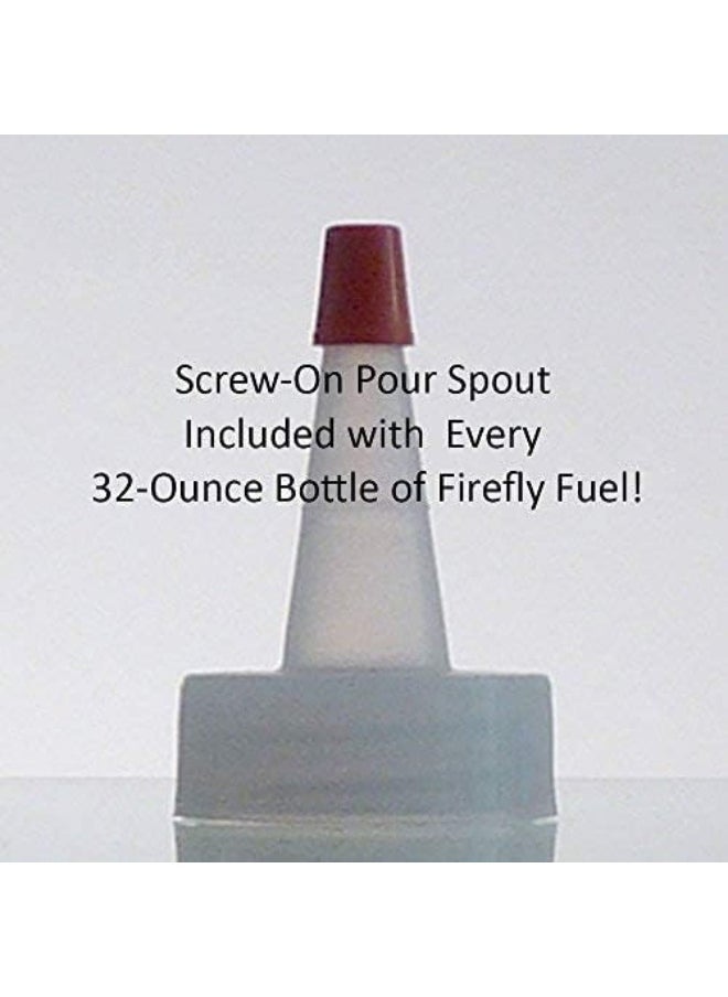 Firefly Kosher Candle and Lamp Oil - Smokeless & Odorless Base - Eucalyptus Scent - Ultra Clean Burning - Liquid Paraffin Fuel - Highest Purity Available - 32 oz