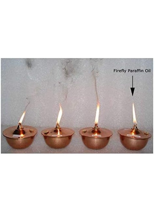 Firefly Kosher Candle and Lamp Oil - Smokeless & Odorless Base - Eucalyptus Scent - Ultra Clean Burning - Liquid Paraffin Fuel - Highest Purity Available - 32 oz