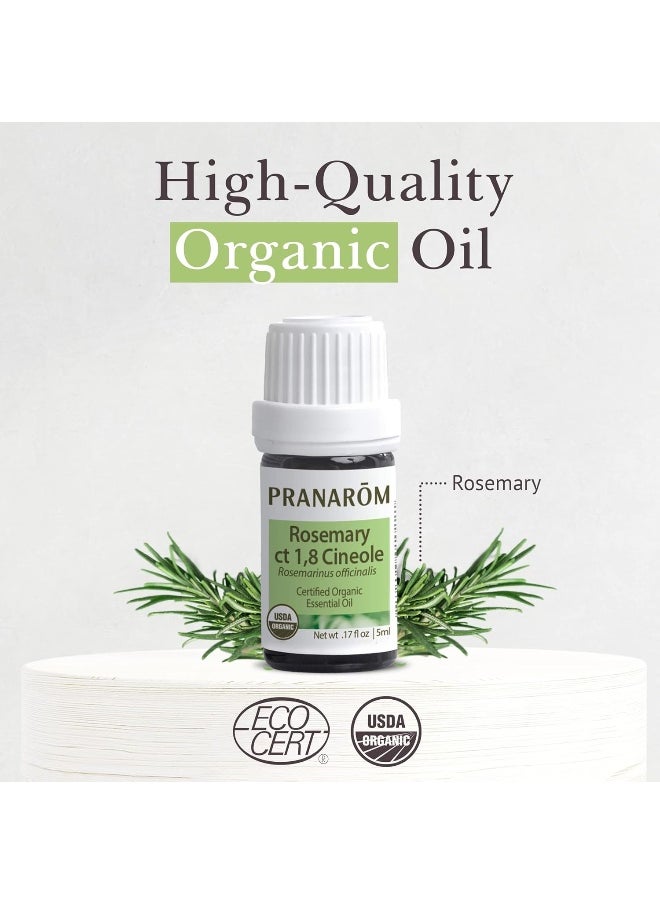 , Essential Oil, Rosemary Ct 1,8 Cineole.17 Fl Oz (5 Ml)
