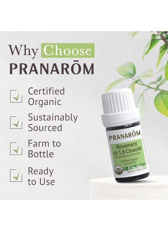 , Essential Oil, Rosemary Ct 1,8 Cineole.17 Fl Oz (5 Ml)