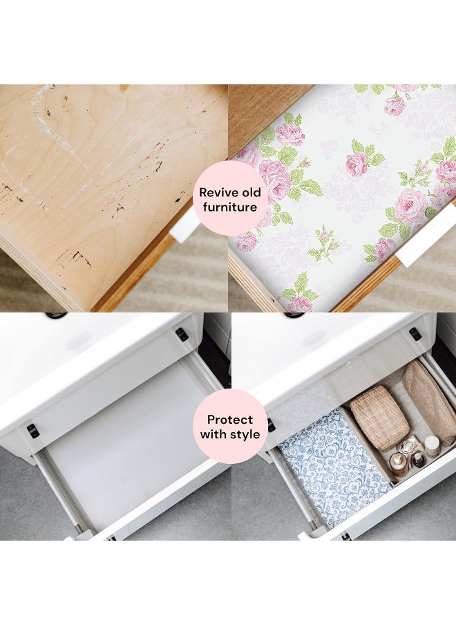 Elodie Essentials Scented Drawer Liners Vintage Rose