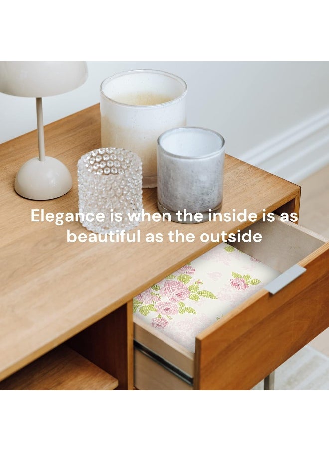 Elodie Essentials Scented Drawer Liners Vintage Rose