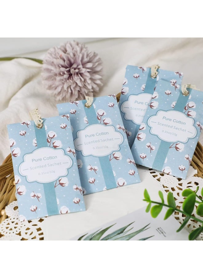 SCENTORINI Sachets for Drawers and Closets, Cotton Scented Sachets for Home Drawers and Closets, 14 Pack Sachets Bags Home Fragrance Sachet