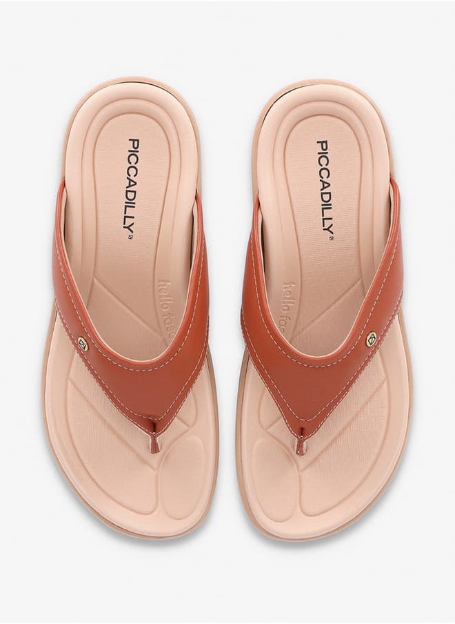 Women Solid Slip-On Flatform Sandals
