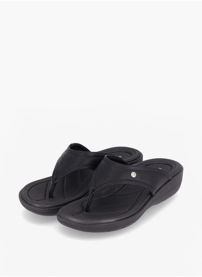 Women Solid Slip-On Sandals