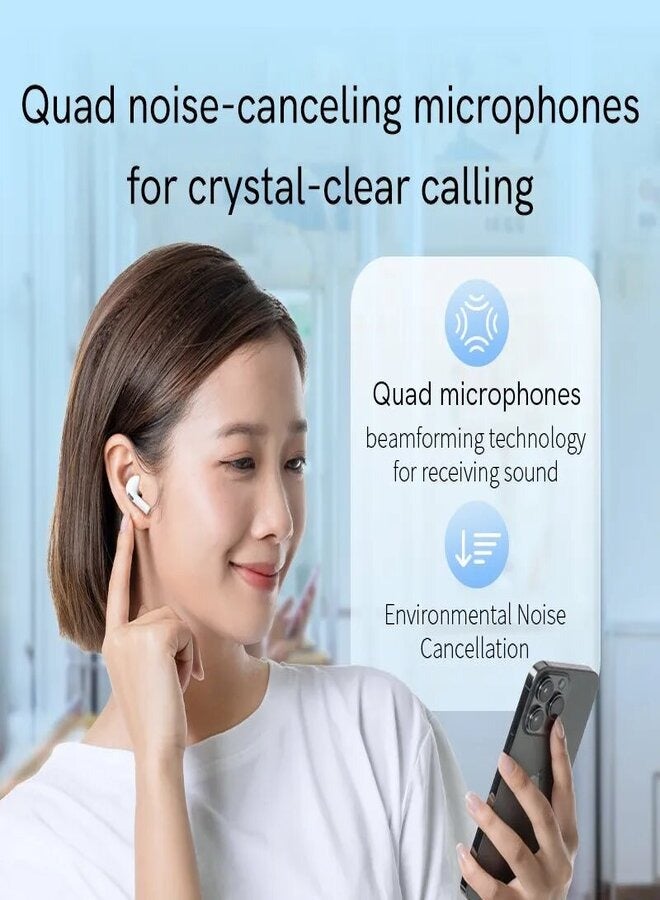 T20 Ailypods TWS Earbuds, 5.3 Bluetooth Earphones, 68ms Low Latency 13mm Driver, HD Calling, 20 Hours Battery Life and Compact Size - black