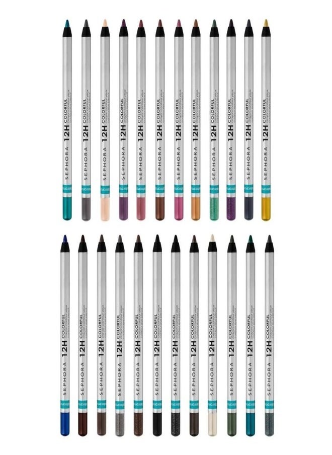 SEPHORA COLLECTION 12-Hour Contour Pencil Eyeliner – 13 Tiramisu (Matte), Long-Lasting, Waterproof & Smudge-Proof Formula for Intense, Precise Eye Definition, 1g