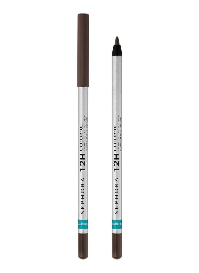 SEPHORA COLLECTION 12-Hour Contour Pencil Eyeliner – 13 Tiramisu (Matte), Long-Lasting, Waterproof & Smudge-Proof Formula for Intense, Precise Eye Definition, 1g