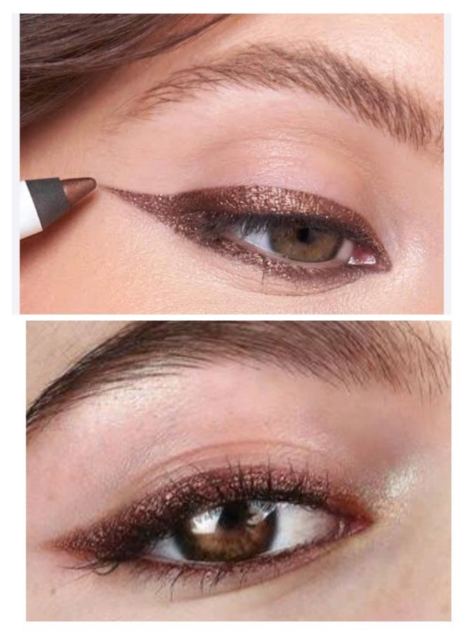 SEPHORA COLLECTION 12-Hour Contour Pencil Eyeliner – 13 Tiramisu (Matte), Long-Lasting, Waterproof & Smudge-Proof Formula for Intense, Precise Eye Definition, 1g