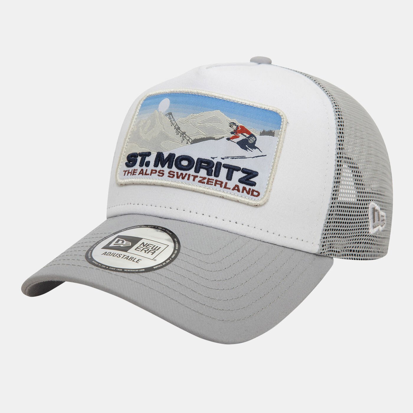Men's St. Moritz Ski Patch 9FORTY Trucker Cap