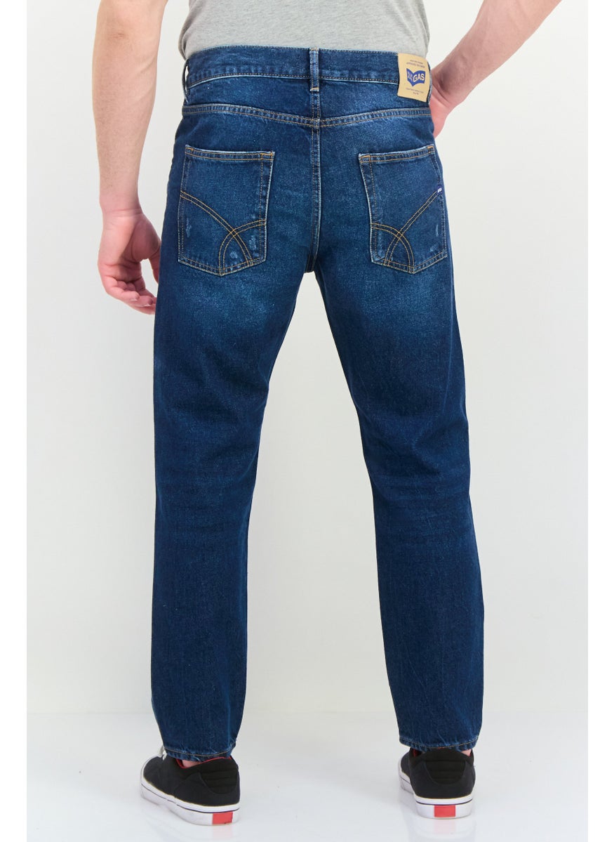 Men Tapered Fit Wash No Stretchable Denim Jeans, Blue