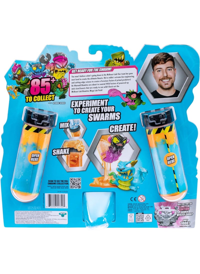 MrBeast Lab Swarms Atomic Series 12 Pack | Night Fright Panther Mystery Beasts | Shake & Reveal Exciting Collectibles