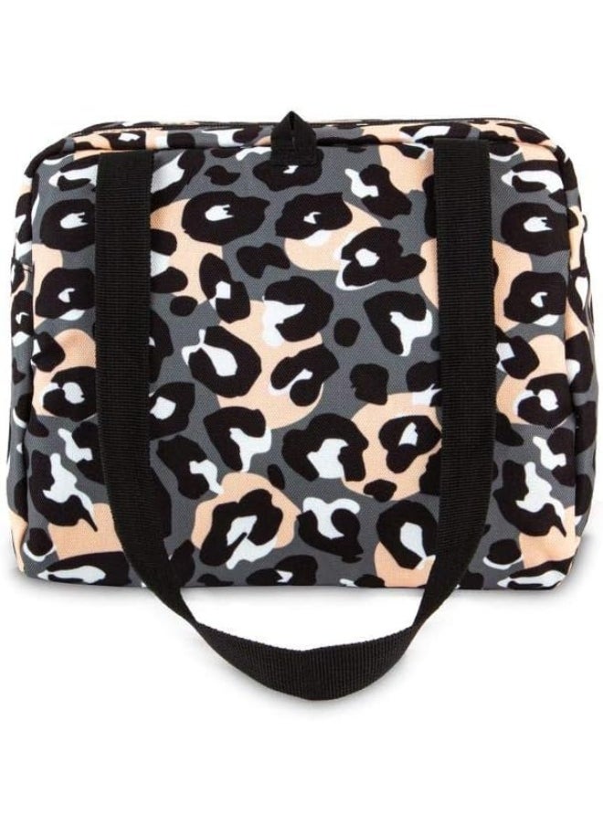 PackIt Freezable Hampton Lunch Bag Wild Leopard Gray