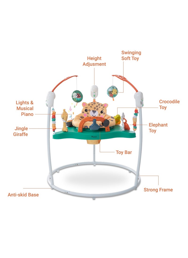 TEKNUM Baby Activity Jumper with Music and Toys - White