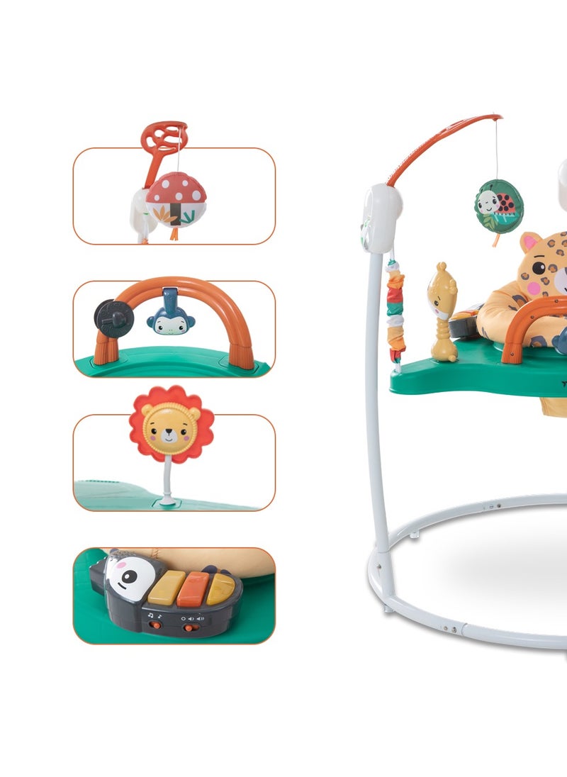 TEKNUM Baby Activity Jumper with Music and Toys - White