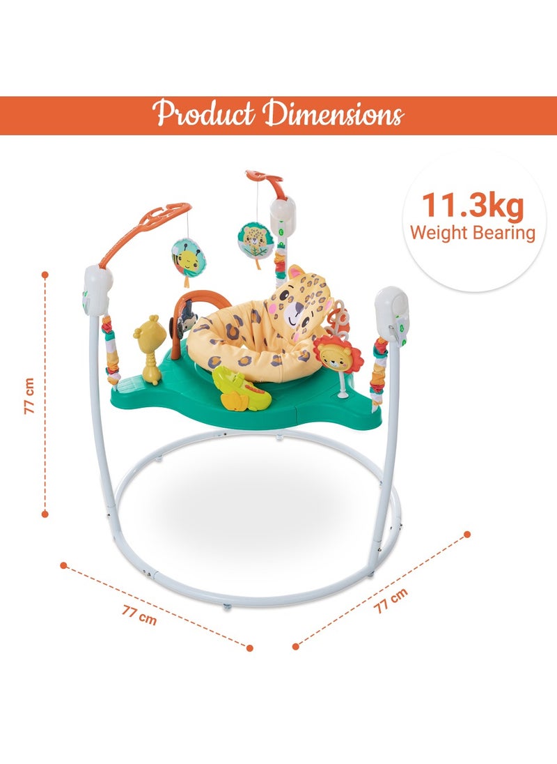 TEKNUM Baby Activity Jumper with Music and Toys - White