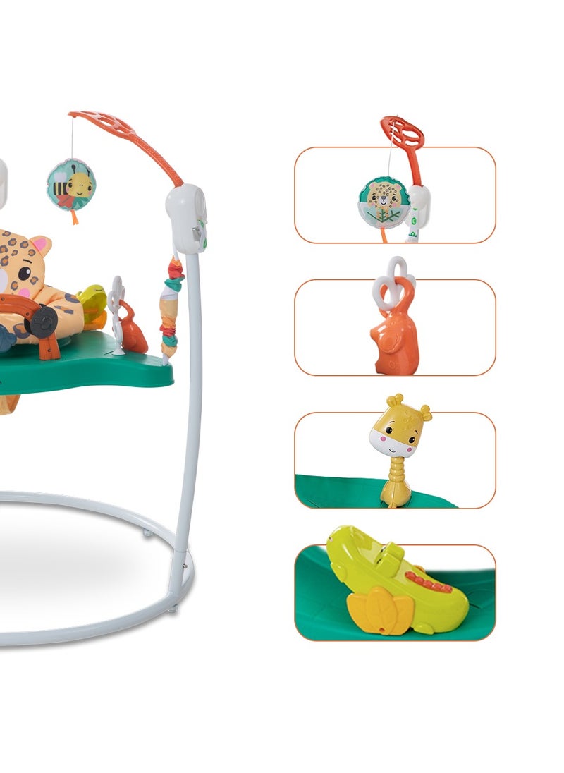 TEKNUM Baby Activity Jumper with Music and Toys - White
