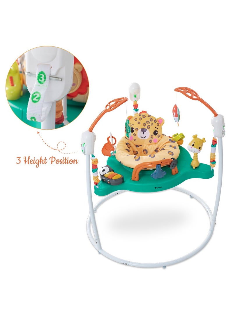 TEKNUM Baby Activity Jumper with Music and Toys - White
