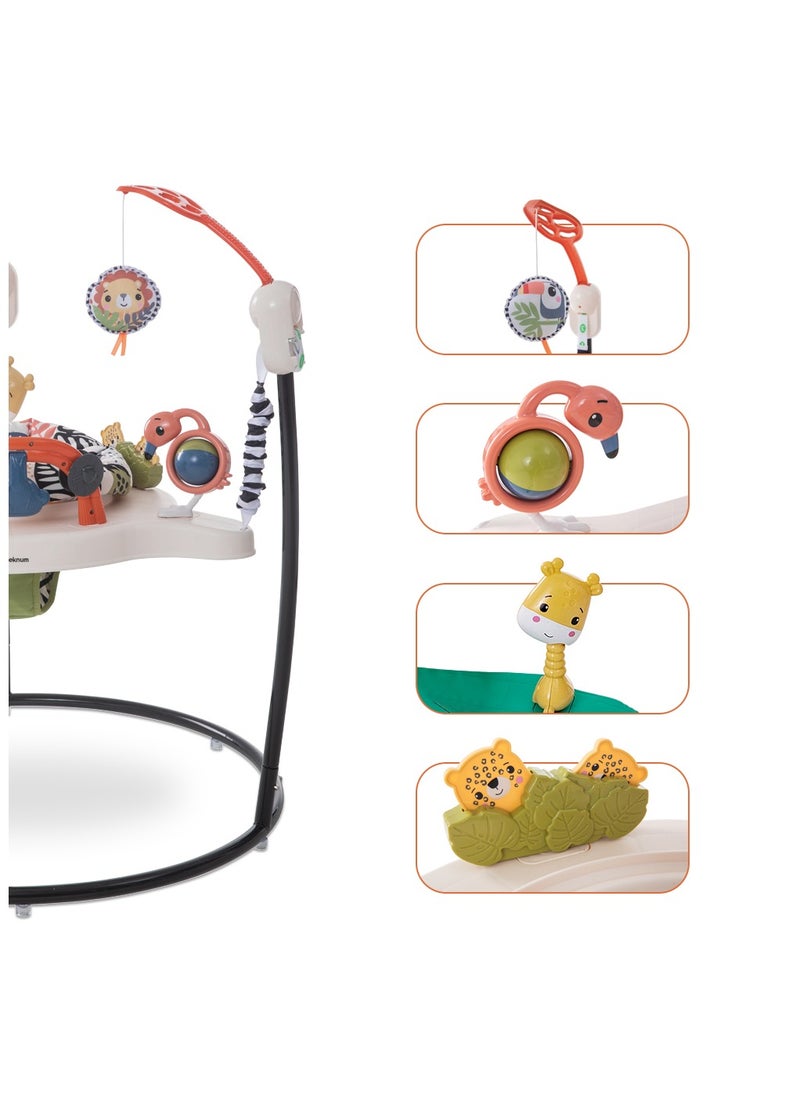 TEKNUM Baby Activity Jumper with Music and Toys - Blue