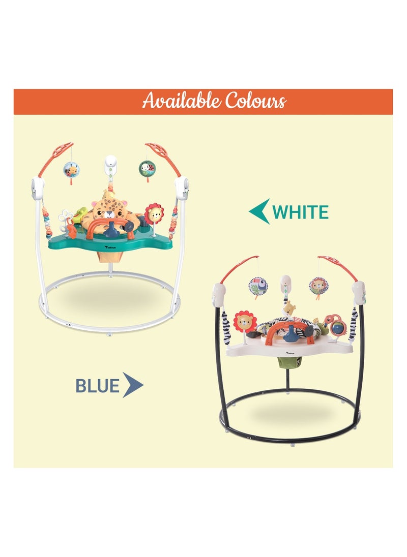 TEKNUM Baby Activity Jumper with Music and Toys - Blue
