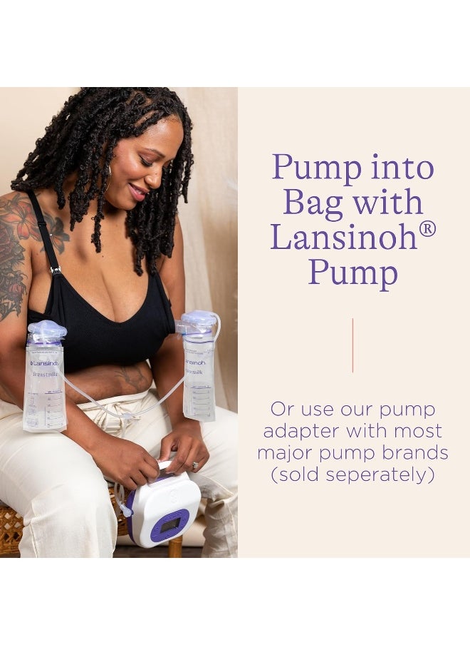 Lansinoh Breastmilk Storage Bags, 200 Count (2 Packs of 100 Bags)