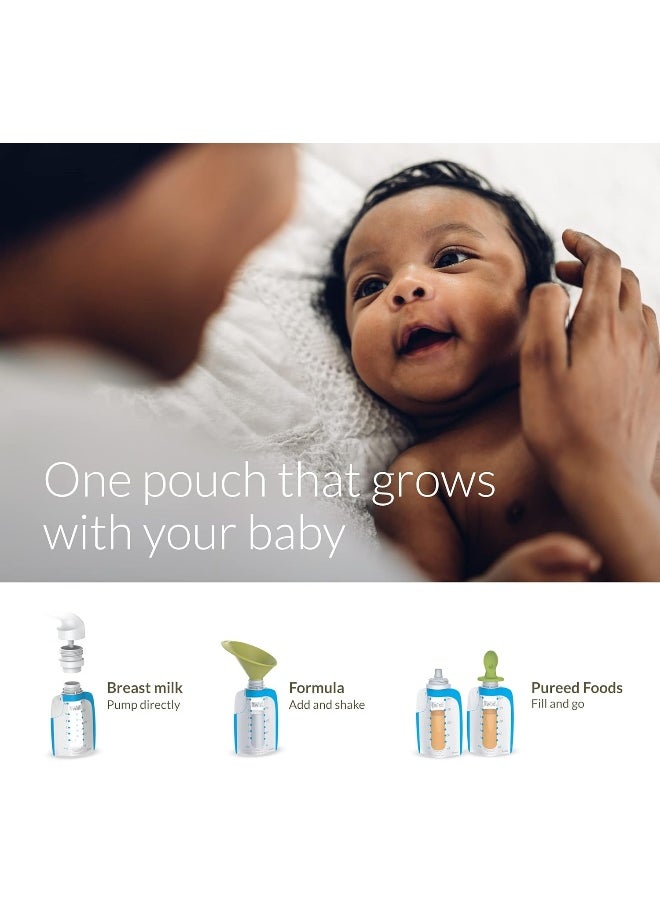 Kiinde Breast Milk Storage Twist Pouch (6 oz - Pack of 80)