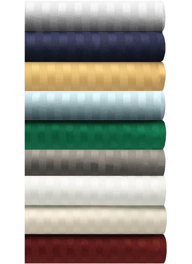 Superior Combed Cotton 300 Thread Count Duvet Cover Set, White, King/California King, 3-Piece