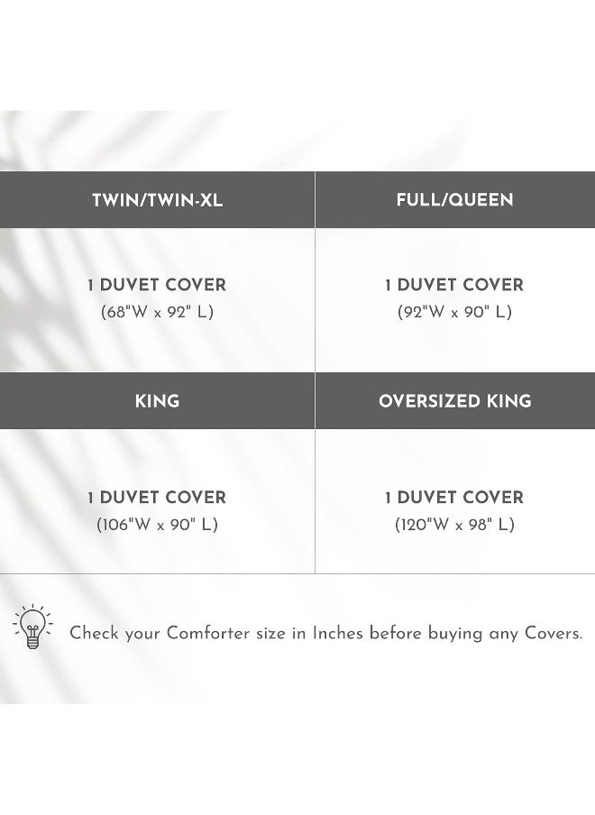 California Design Den Cotton Duvet Cover Set (400 Thread Count, Pure White, King)