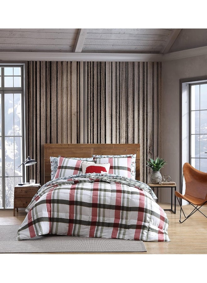 Eddie Bauer - Full Sheets, Cotton Flannel Bedding Set, Brushed For Extra Softness, Cozy Home Decor (Winter Outing, Full)