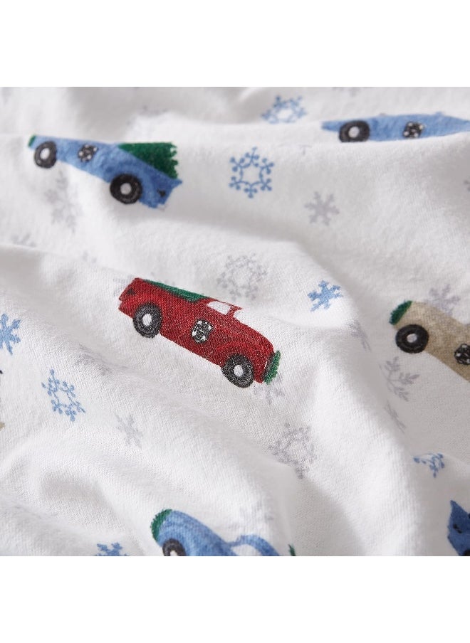 Eddie Bauer - Full Sheets, Cotton Flannel Bedding Set, Brushed For Extra Softness, Cozy Home Decor (Winter Outing, Full)