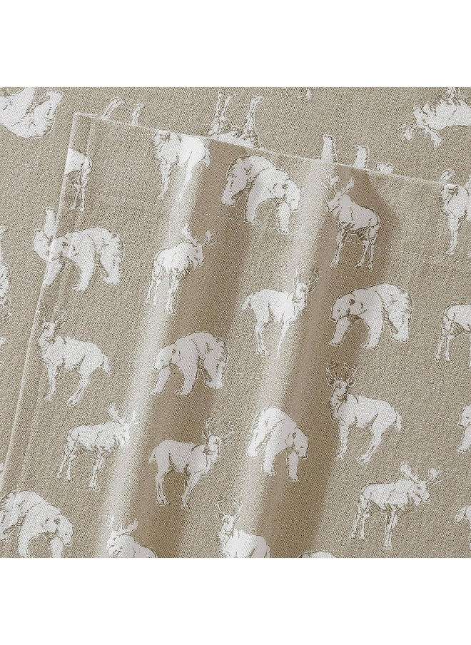 Eddie Bauer - Twin Sheets, Cotton Flannel Bedding Set, Brushed For Extra Softness, Cozy Home Decor (Buckhead Ridge, Twin)