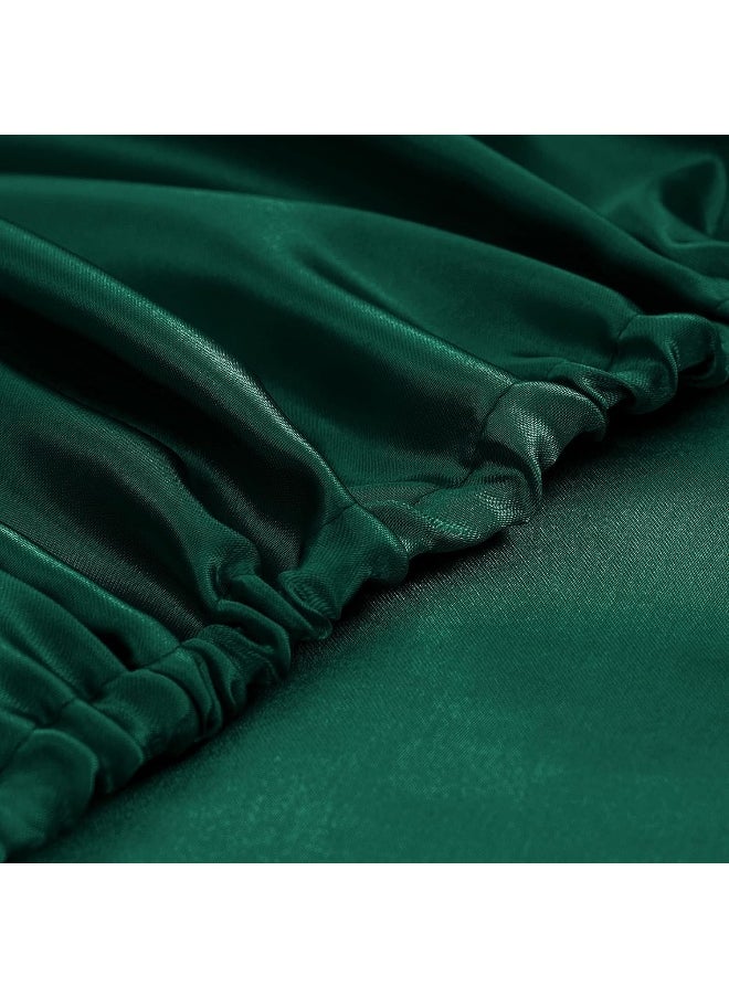 Homiest 4pcs Satin Sheets Set Luxury Silky Satin Bedding Set with Deep Pocket